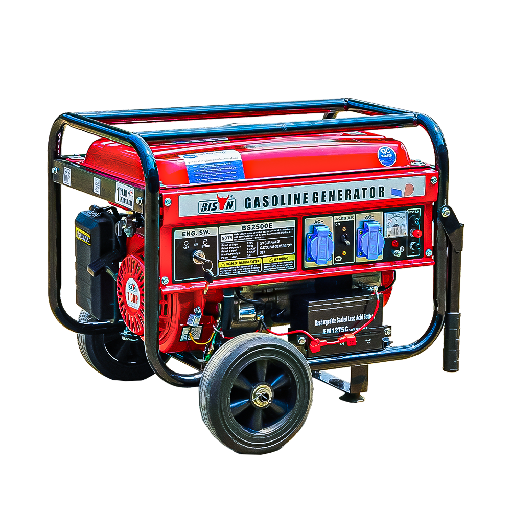 Bison Gasoline Generator 2.5KW BS-2500E