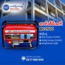 Bison Gasoline Generator 2.5KW BS-2500