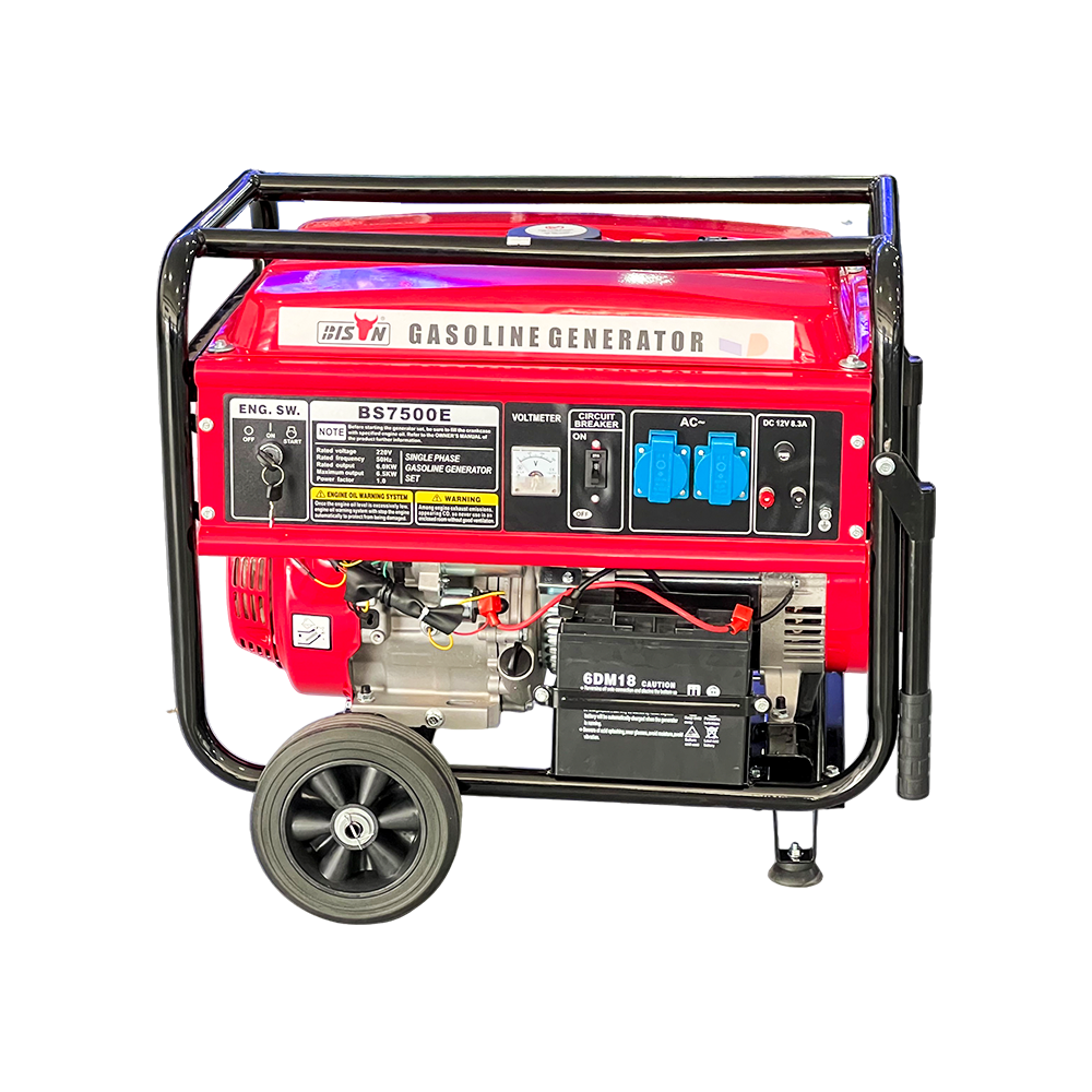 Bison Gasoline Generator 6.5KW BS-7500E