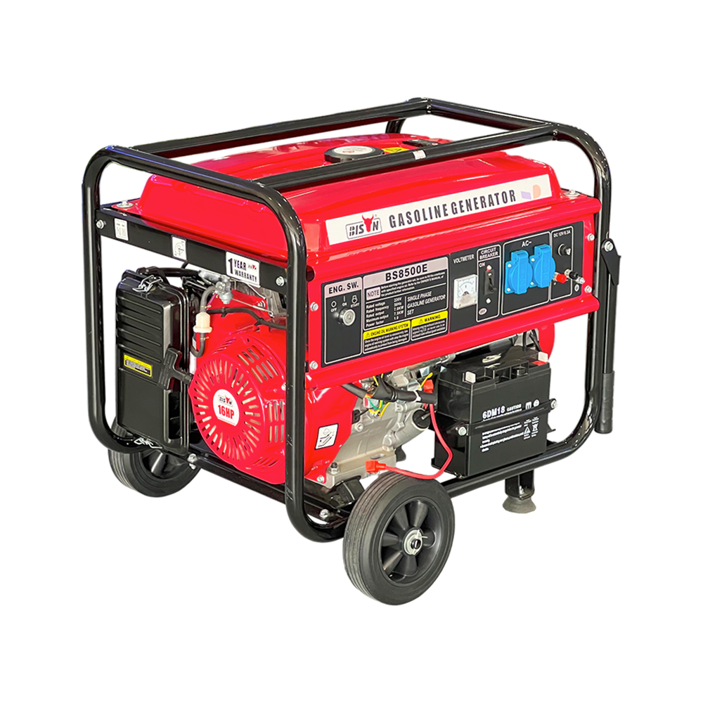Bison Gasoline Generator 7.5KW BS-8500E