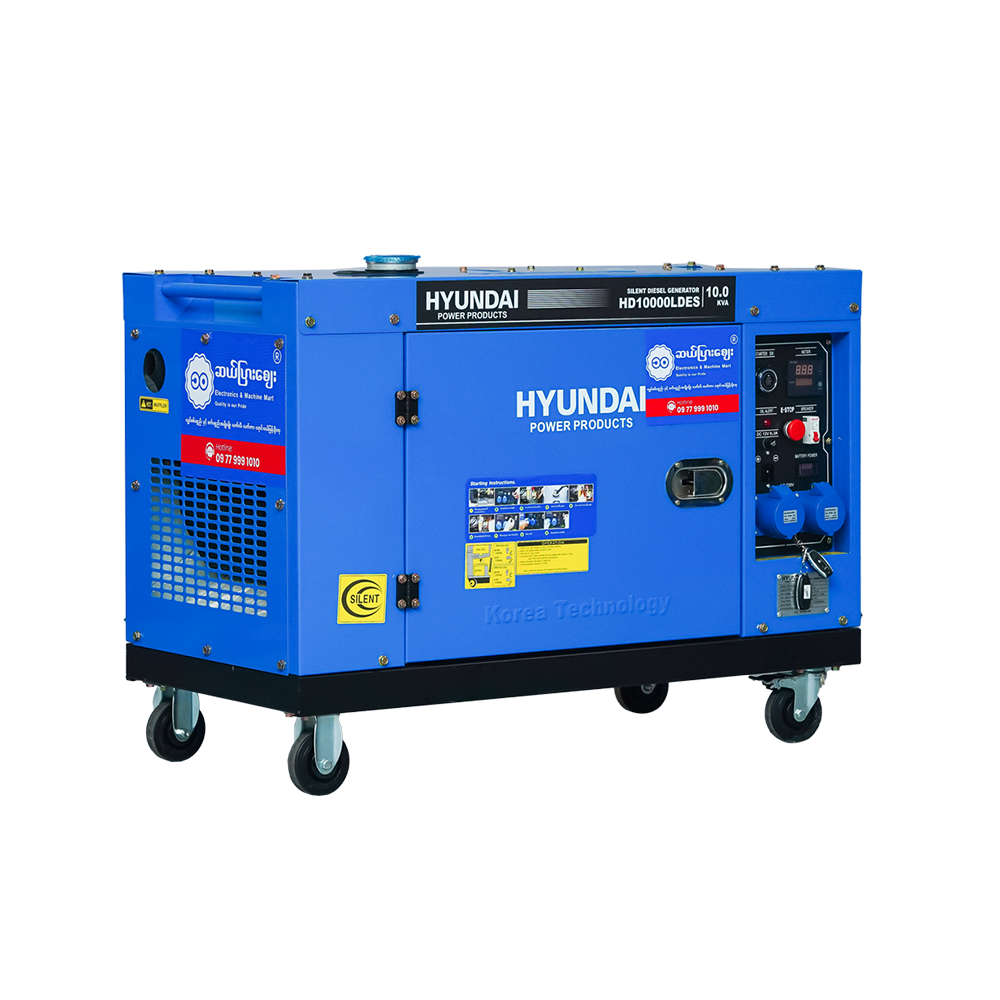 Hyundai Diesel Generator 11KVA HD10000LDES