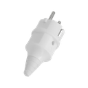 2 Pin Head White 16A