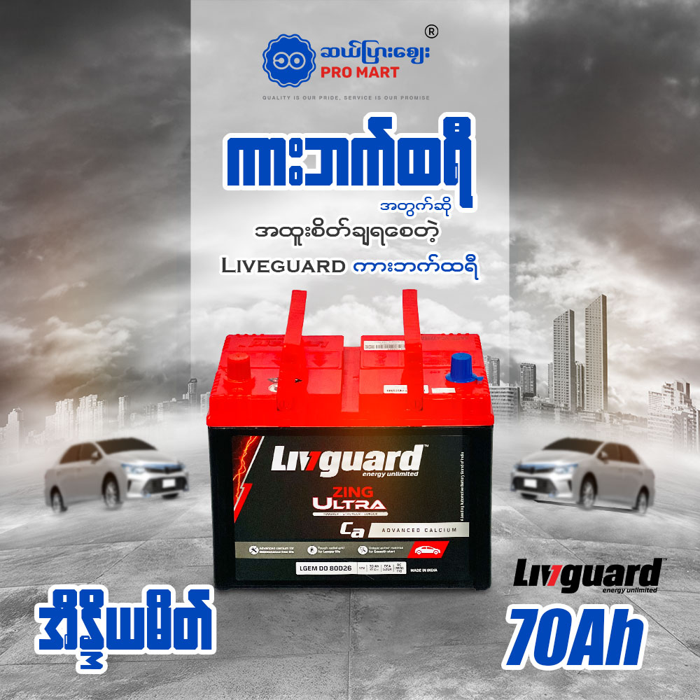 Livguard Battery 70Ah / L