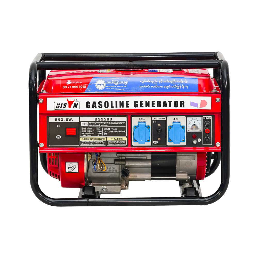 Bison Gasoline Generator 2.5KW BS-2500