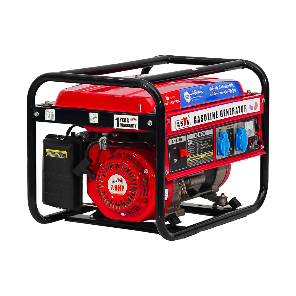 Bison Gasoline Generator 2.5KW BS-2500