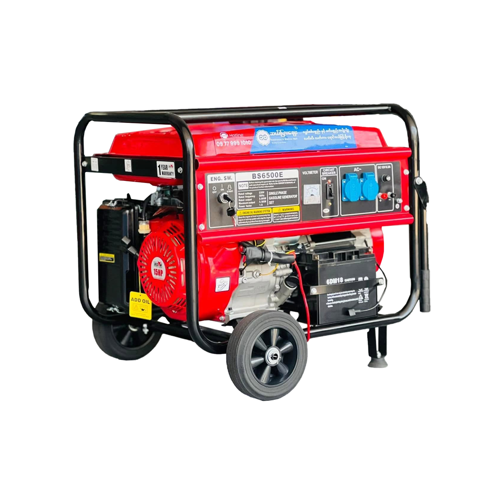 Bison Gasoline Generator 5.5KW BS-6500E