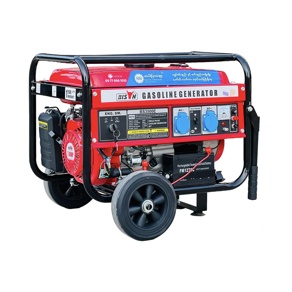 Bison Gasoline Generator 3.5KW BS-3500E
