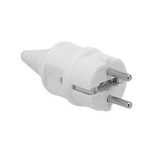 2 Pin Head White 16A