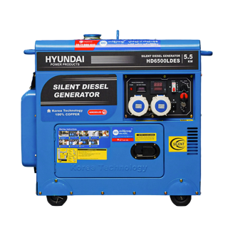 Hyundai Diesel Generator 5.5KW HD6500LDES